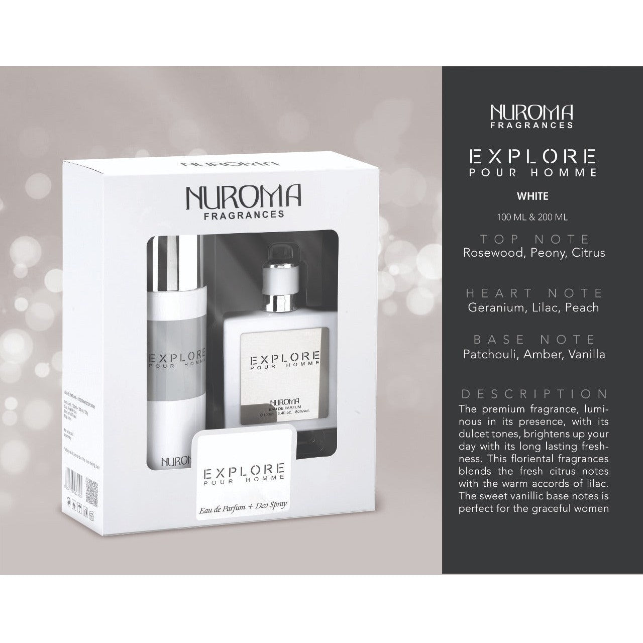 EXPLORE MAN WHITE - GIFT SET
