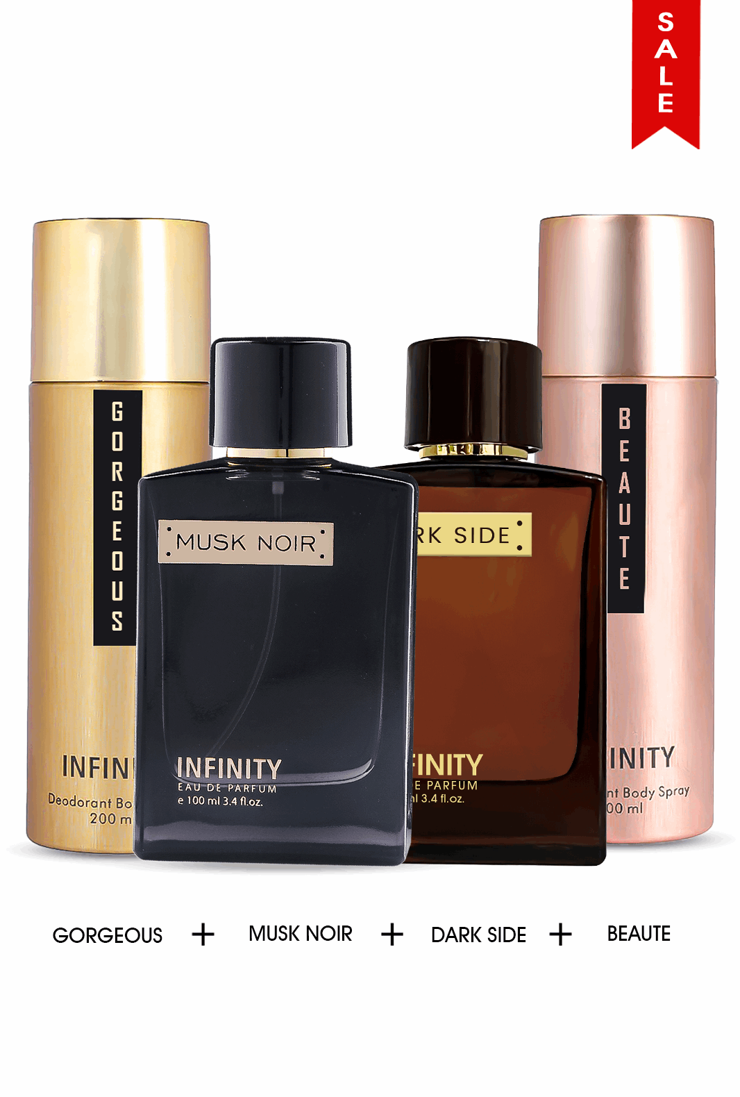 Fragrance Fusion: 2 EDPs + 2 Deodorants