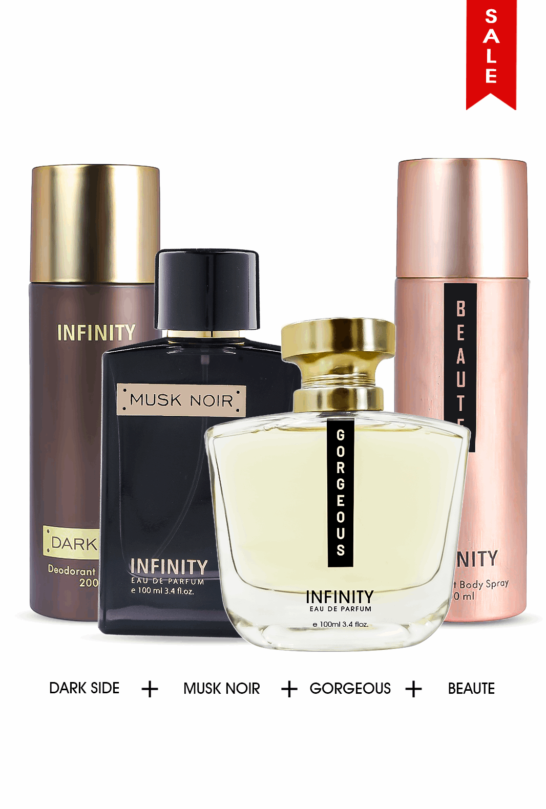 Fragrance Fusion: 2 EDPs + 2 Deodorants