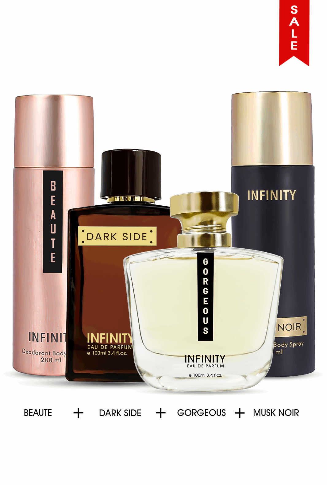 Fragrance Fusion: 2 EDPs + 2 Deodorants