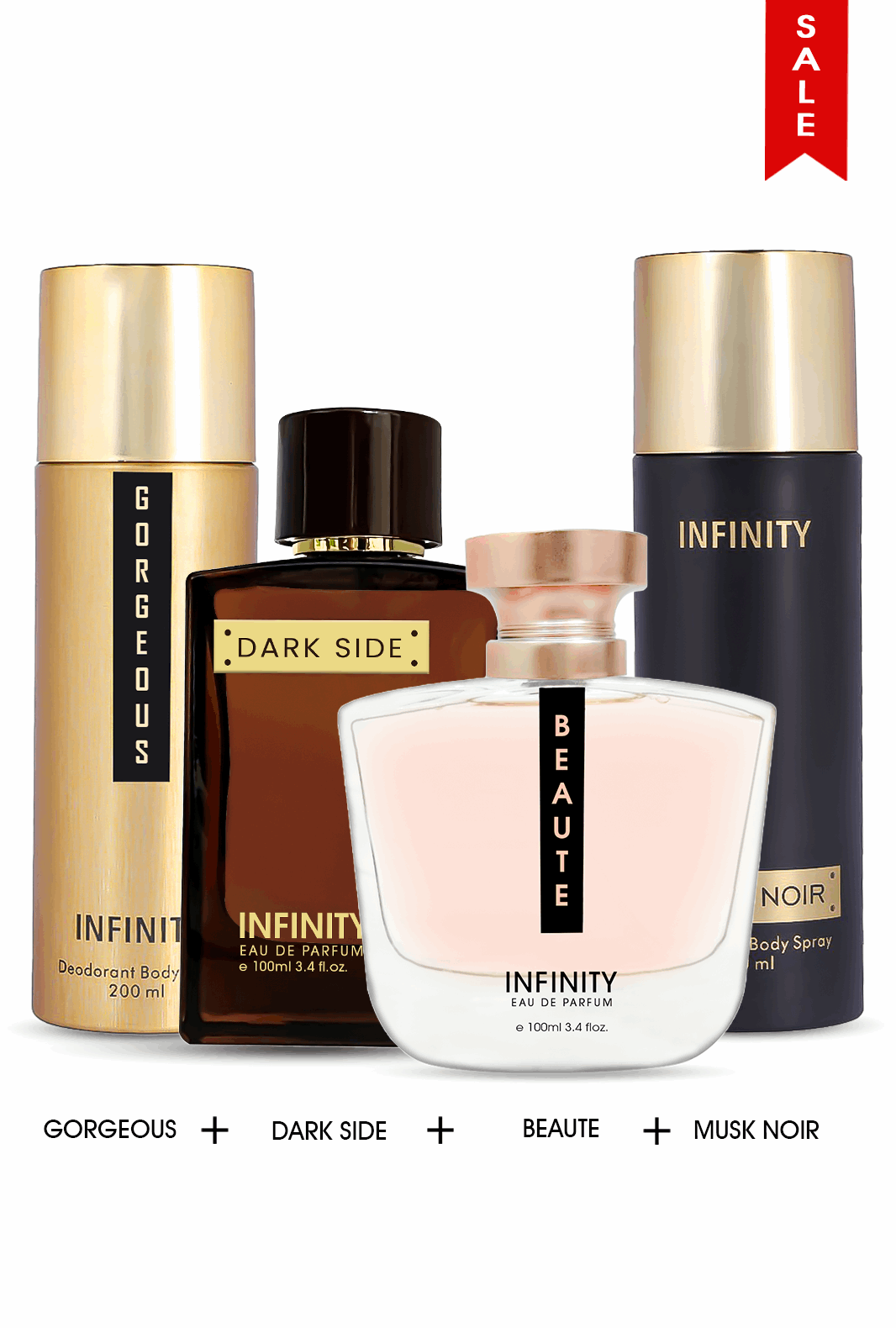 Fragrance Fusion: 2 EDPs + 2 Deodorants
