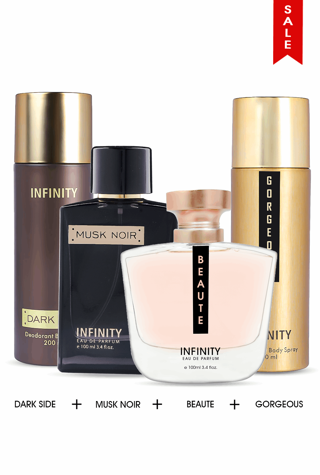 Fragrance Fusion: 2 EDPs + 2 Deodorants